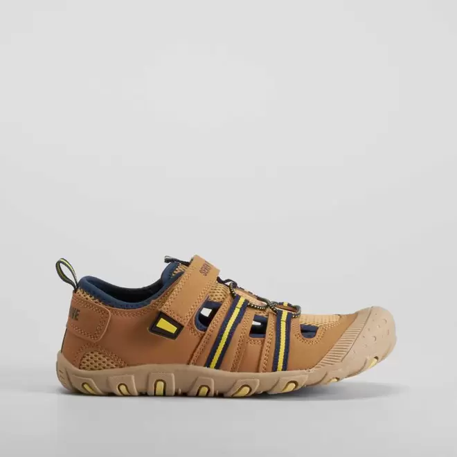 Oferta de Sandalia deportiva juvenil marrón SEVEN FIVE por 25,99€ en Merkal