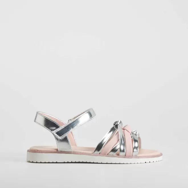 Oferta de Sandalia nudos juvenil de plata OH GIRL por 22,99€ en Merkal