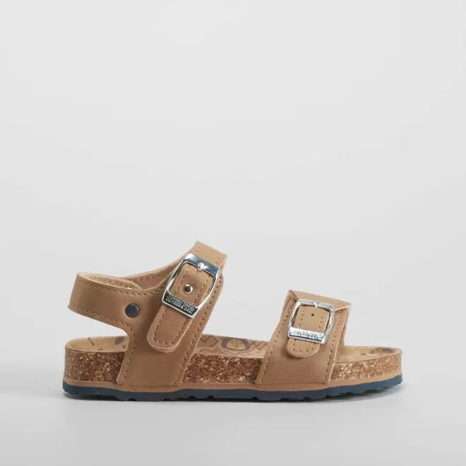 Oferta de Sandalia bio infantil marrón SEVEN FIVE por 19,99€ en Merkal