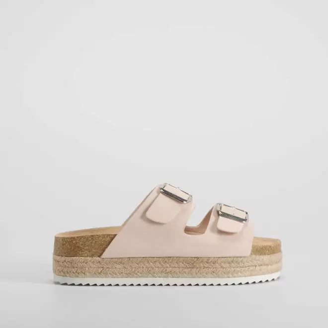 Oferta de Sandalia bio plataforma rosa OH GIRL por 22,99€ en Merkal