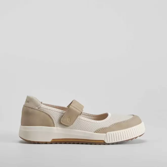 Oferta de Merceditas beige SENDA ROAD por 34,99€ en Merkal