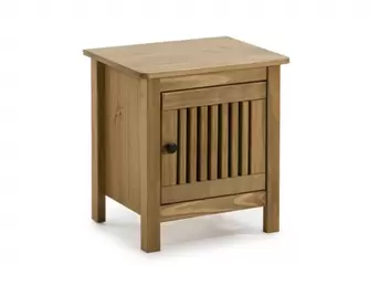 Oferta de Mesita 1 puerta color madera por 95€ en Merkamueble