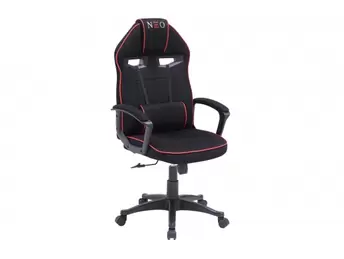 Oferta de Sillon gamer regulable en altura color negro-rojo por 129€ en Merkamueble