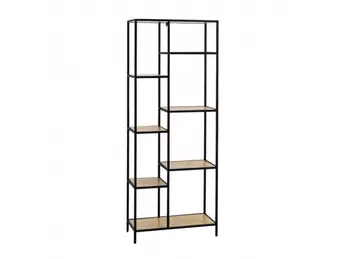 Oferta de Estantería alta estructura metal negro por 125€ en Merkamueble