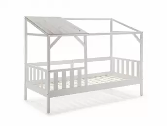 Oferta de Cama cabaña color blanco-blanco rústico por 489€ en Merkamueble