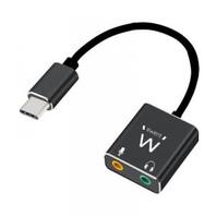 Oferta de CABLE ADAPTADOR DE AUDIO USB TIPOC A 2xJACK EWENT por 10,72€ en Microsshop