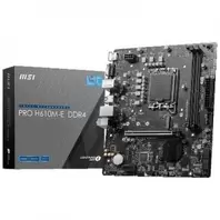 Oferta de PLACA MSI PRO H610M-E MATX 1700 13º 2xDDR4 1xM.2 4xSATA 6xUSB por 80,44€ en Microsshop