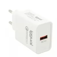 Oferta de CARGADOR IGGUAL 3A 18W 1xUSB-A 18W BLANCO por 9,83€ en Microsshop