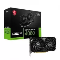 Oferta de TARJETA GRAFICA VGA MSI VENTUS 2X NVIDIA RTX 4060 8GB DDR6 OC 3xDP 1xHDMI 2535MHz 3072-NUCLEOS por 371,88€ en Microsshop