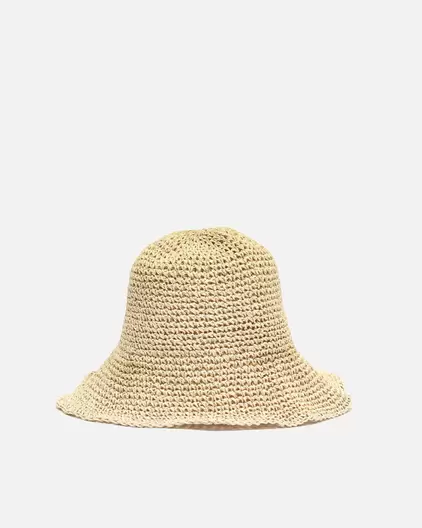 Oferta de Gorro bucket efecto rafia por 8€ en Misako