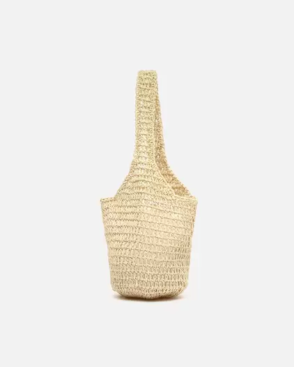 Oferta de Bolso de hombro efecto rafia por 12€ en Misako