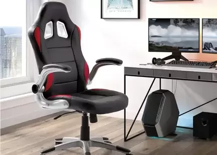 Oferta de Silla gaming Capri elevable y con brazos abatibles por 199€ en Mobiprix