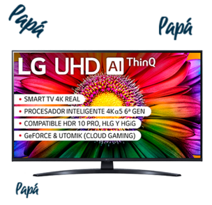 Oferta de LG Smart TV 43'' UR81006LJ negro reacondicionado por 198€ en Movistar