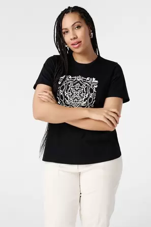 Oferta de Camiseta con estampado por 26,99€ en MS Mode