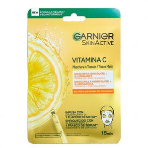 Oferta de Skin active tissu mask vitamina c 28gr por 2,49€ en Muchas Perfumerías