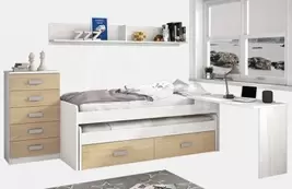 Oferta de Dormitorio juvenil 012.080 por 241€ en Muebles Boom