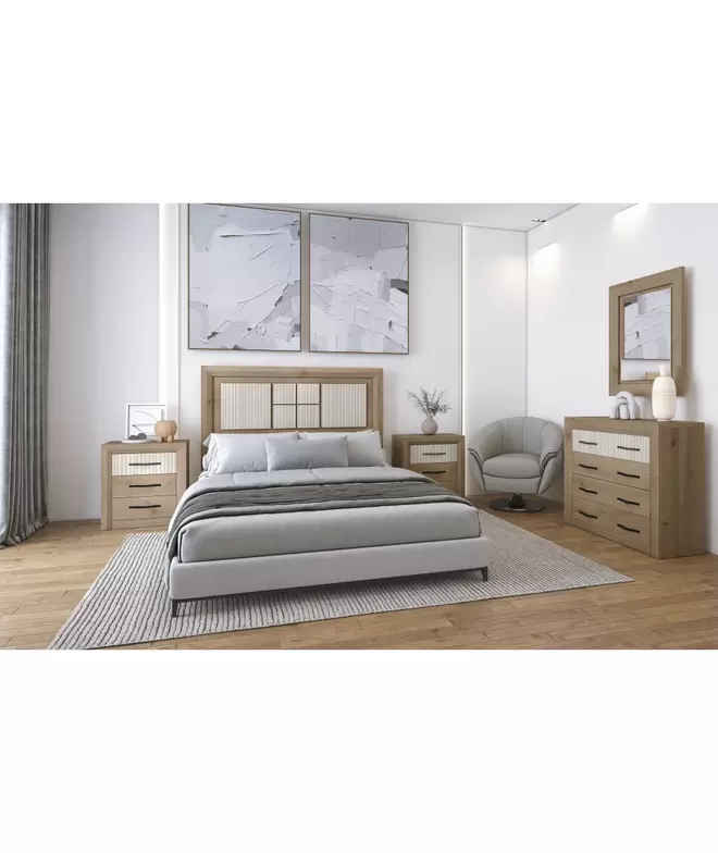 Oferta de Dormitorio Mures por 854€ en Muebles Franco