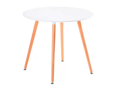 Oferta de MESA COMEDOR NORDIC REDONDA 80 por 95€ en Muebles Hnos. García