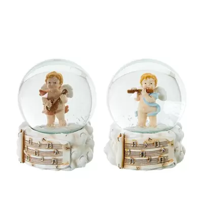 Oferta de BOLA DE NIEVE C/FIGURA ÁNGEL RIDOS por 8,7€ en Muebles Hnos. García