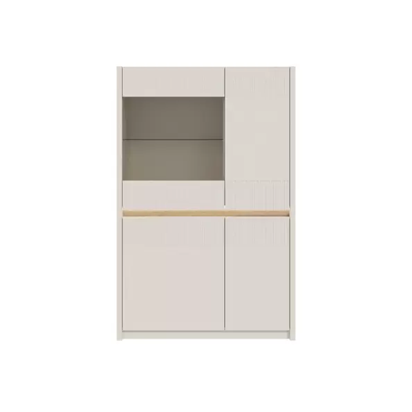 Oferta de Vitrina bar 4 puertas con... por 420€ en Muebles Rey