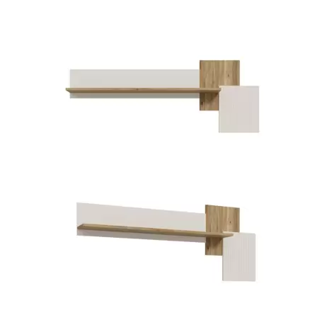 Oferta de Estante de pared con luces... por 134,25€ en Muebles Rey