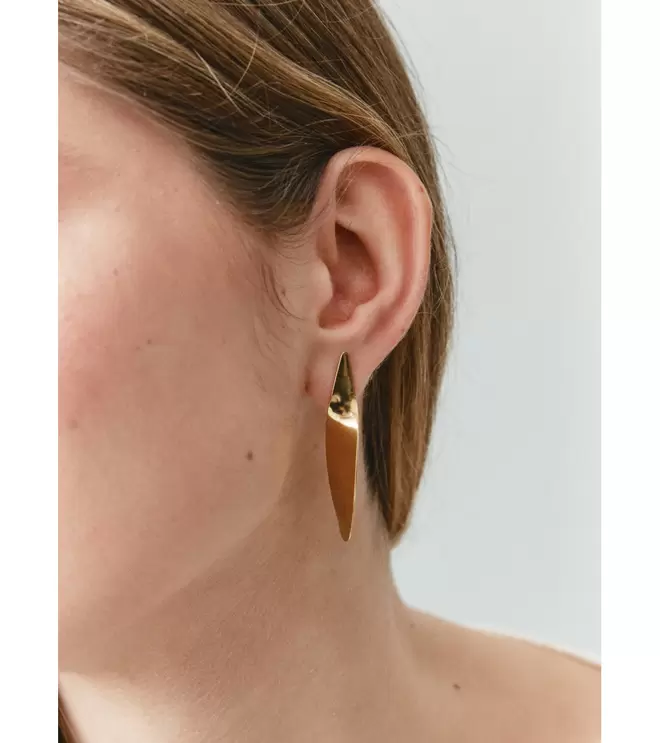 Oferta de PENDIENTES LARGOS PLANOS por 9,95€ en Mulaya