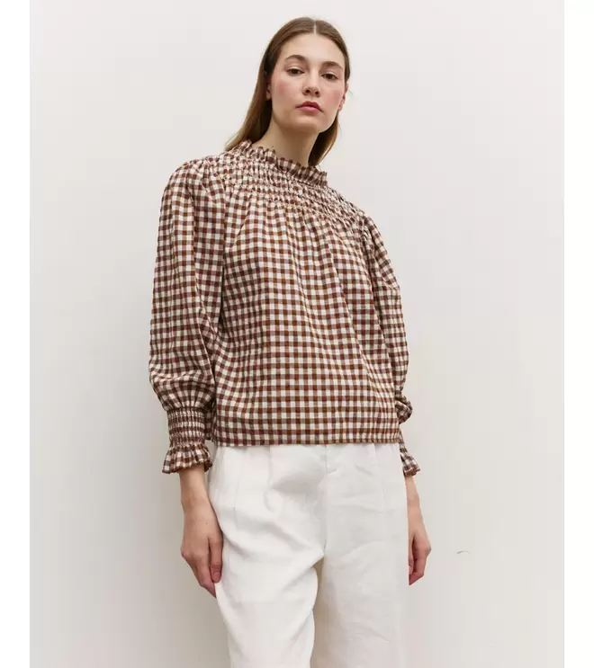 Oferta de BLUSA VICHY por 22,95€ en Mulaya