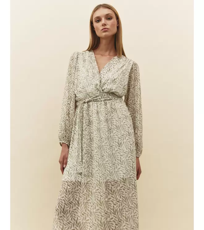Oferta de VESTIDO LARGO HOJAS por 29,95€ en Mulaya