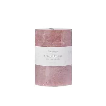 Oferta de Vela cilíndrica Cherry Blossom por 4,99€ en Muy Mucho