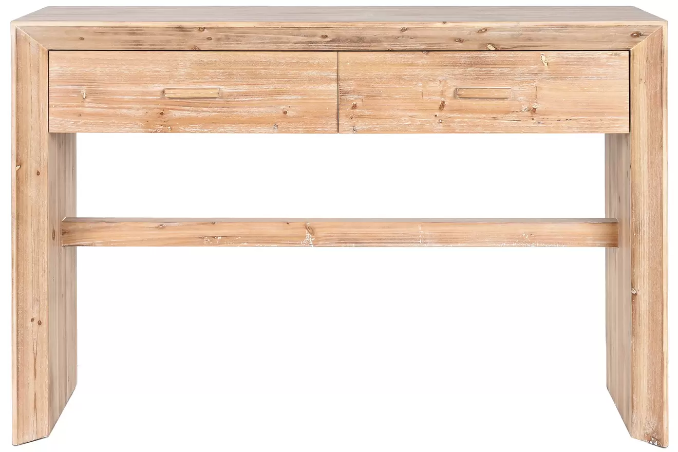 Oferta de Consola abeto mdf 120x40x80 22,90 natural por 480€ en MyMobel