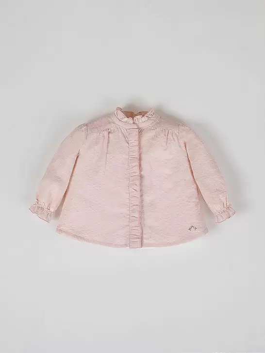 Oferta de Blusa volantes tapeta rosa por 68,9€ en Nanos