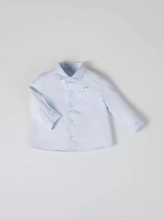 Oferta de Camisa ceremonia azul bebé por 59,9€ en Nanos