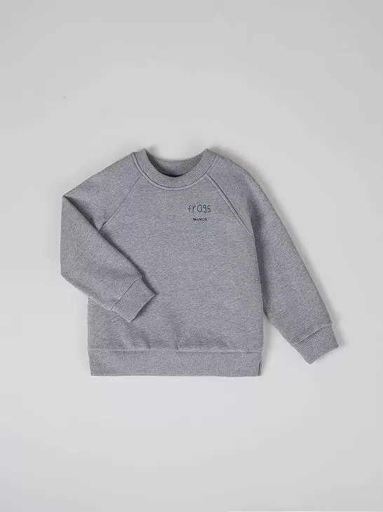 Oferta de Sudadera Sunday morning gris perla por 91,9€ en Nanos