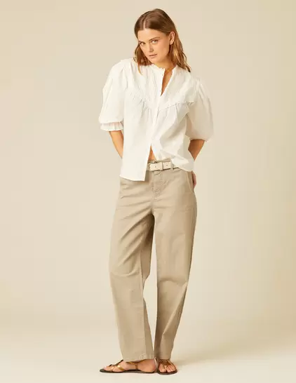 Oferta de PANTALÓN WALNUT RAYA GRIS por 49,99€ en Nícoli