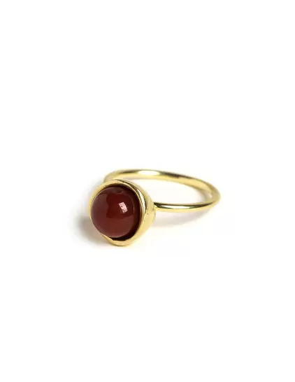 Oferta de ANILLO ESFERA DORADO AGATHA por 19,99€ en Nícoli