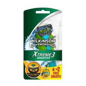 Oferta de Wilkinson Sword Xtreme 3 Sensitive 6 Uds por 7,29€ en NutriTienda