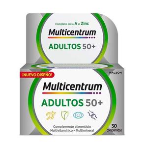 Oferta de MULTICENTRUM SELECT 50+ 30 Tabs por 11,04€ en NutriTienda