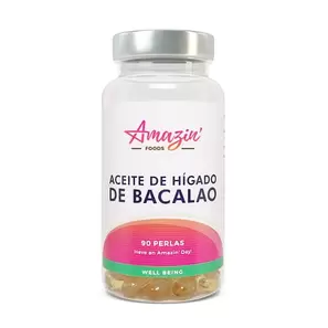 Oferta de ACEITE DE HÍGADO DE BACALAO 90 Perlas por 6,49€ en NutriTienda