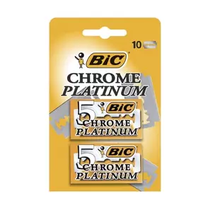 Oferta de Chrome Platinum Hoja De Afeitar 10 Uds por 1,59€ en NutriTienda