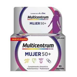 Oferta de MULTICENTRUM MUJER 50+ 30 Tabs por 13,04€ en NutriTienda