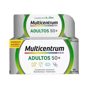 Oferta de Multicentrum Adultos 50+ 90 Tabs por 27,58€ en NutriTienda