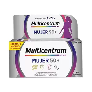 Oferta de Multicentrum Mujer 50+ 90 Tabs por 27,3€ en NutriTienda