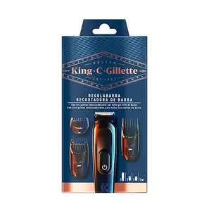 Oferta de King C Gillette Recortadora de Barba + 3 Peines por 43,08€ en NutriTienda