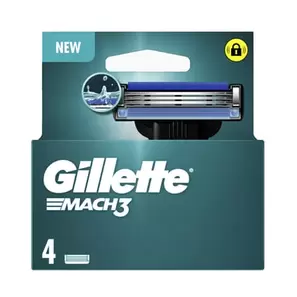 Oferta de Gillette Mach3 Recambios 4 Uds por 10,95€ en NutriTienda