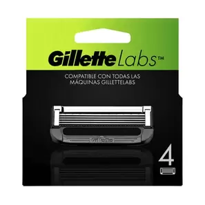 Oferta de Gillette Labs Recambios 4 Uds por 18,95€ en NutriTienda