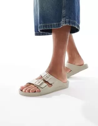 Oferta de Sandalias grises con correas de Jack & Jones por 21,99€ en Asos