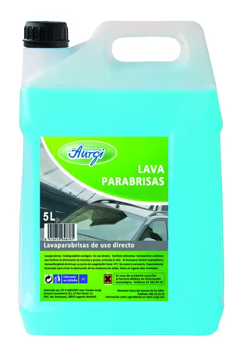 Oferta de Líquido lavaparabrisas Aurgi 5 litros por 4,99€ en Aurgi