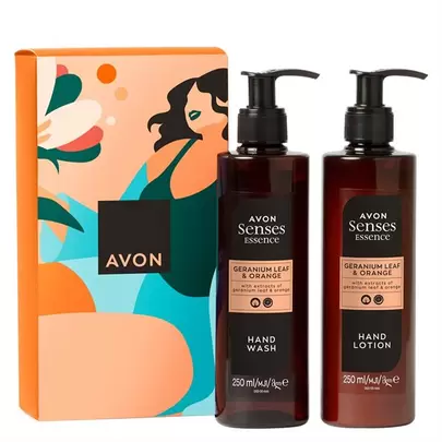 Oferta de Estuche Hoja de Geranio & Naranja Senses Essence por 8,99€ en AVON