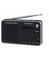 Oferta de Sunstech Portable digital AM/FM radio silver Portátil Analógica Negro, Plata por 22,95€ en Bazar El Regalo