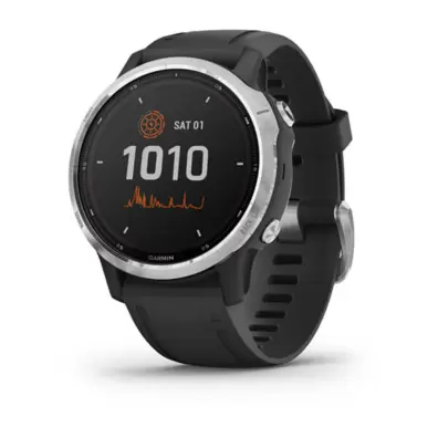 Oferta de SMARTWATCH GARMIN FENIX 6S SOLAR PLATA/NEGRO por 399€ en Beep